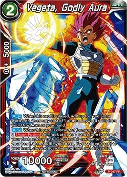 Image for Vegeta, Godly Aura (Promotion Cards) (P-247) - Dragon Ball Super: Masters