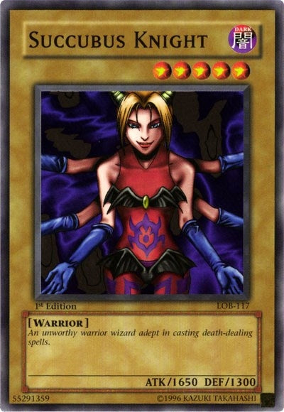 Image for Succubus Knight (The Legend of Blue Eyes White Dragon) (LOB-117) - YuGiOh