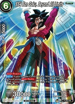 Image for SS4 Son Goku, Beyond All Limits (Tournament Promotion Cards) (P-262) - Dragon Ball Super: Masters