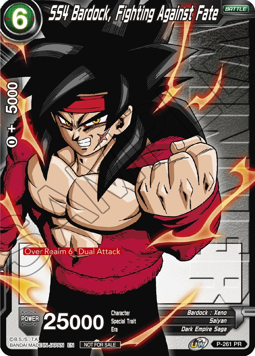 Image for SS4 Bardock, Fighting Against Fate (Winner Stamped) (Tournament Promotion Cards) (P-261) - Dragon Ball Super: Masters