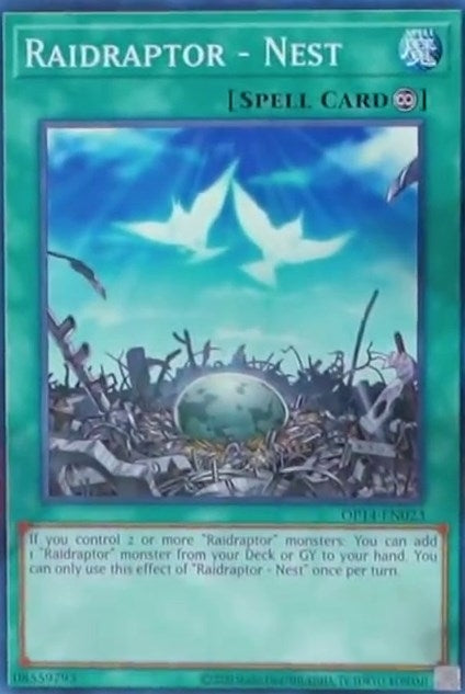 Image for Raidraptor - Nest (OTS Tournament Pack 14) (OP14-EN023) - YuGiOh
