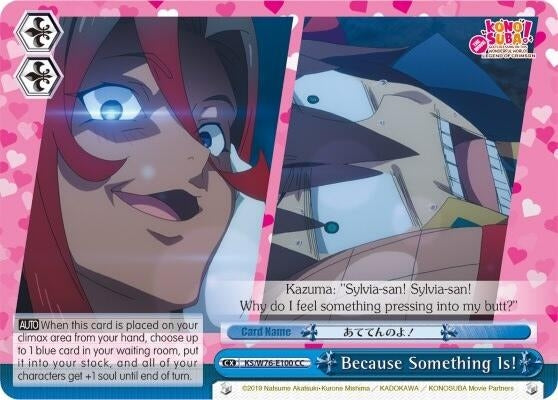 Image for Because Something Is! (KonoSuba The Movie: Legend of Crimson) (KS/W76-E100 CC) - Weiss Schwarz