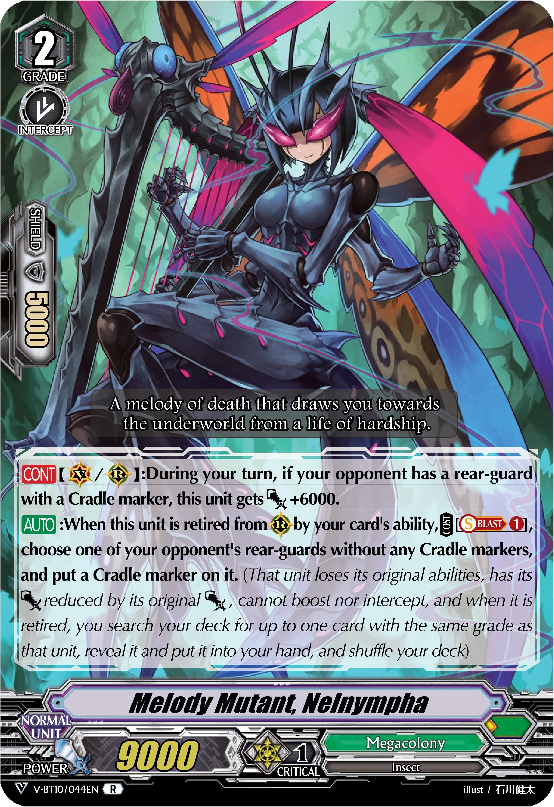 Image for Melody Mutant, Nelnympha (V-BT10: Phantom Dragon Aeon) (V-BT10/044EN) - Cardfight Vanguard