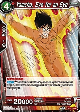 Image for Yamcha, Eye for an Eye (Draft Box 06 - Giant Force) (DB3-005) - Dragon Ball Super: Masters