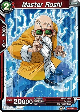 Image for Master Roshi (Draft Box 06 - Giant Force) (DB3-007) - Dragon Ball Super: Masters