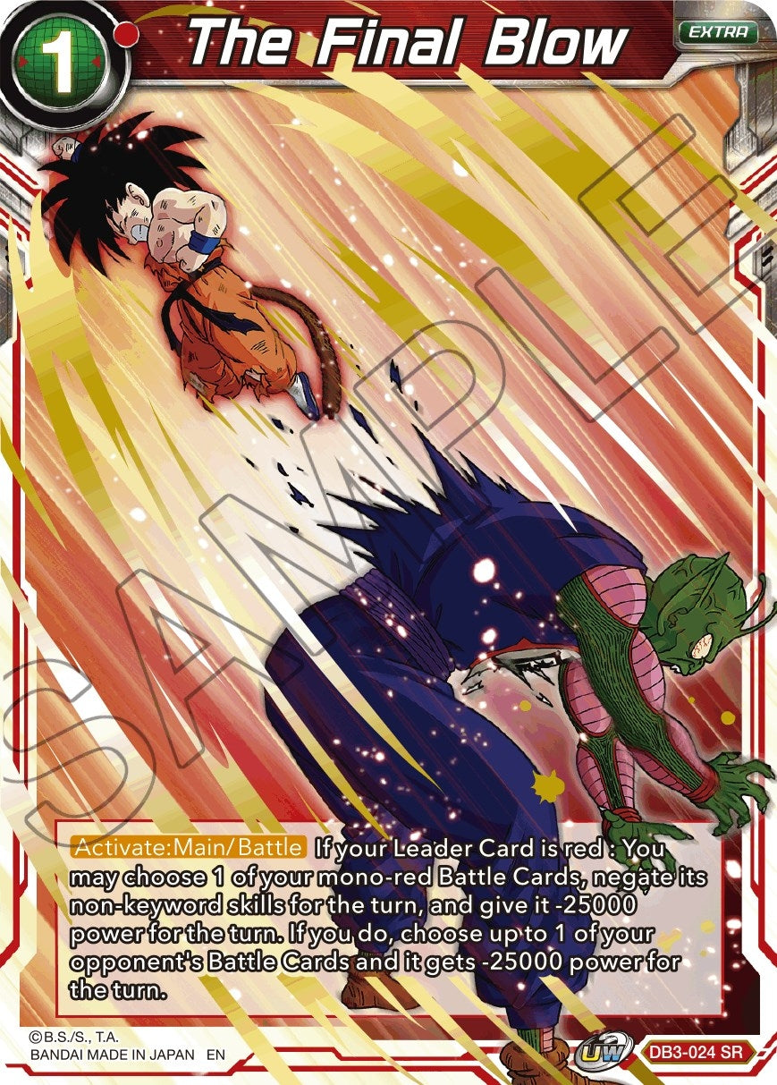 Image for The Final Blow (Draft Box 06 - Giant Force) (DB3-024) - Dragon Ball Super: Masters