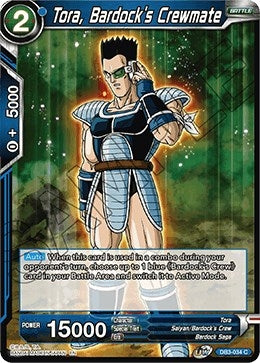 Image for Tora, Bardock's Crewmate (Draft Box 06 - Giant Force) (DB3-034) - Dragon Ball Super: Masters
