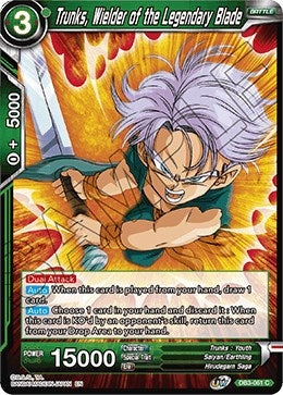 Image for Trunks, Wielder of the Legendary Blade (Draft Box 06 - Giant Force) (DB3-061) - Dragon Ball Super: Masters