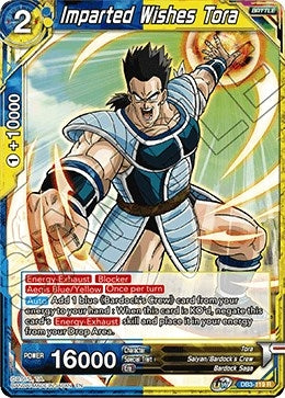 Image for Imparted Wishes Tora (Draft Box 06 - Giant Force) (DB3-119) - Dragon Ball Super: Masters