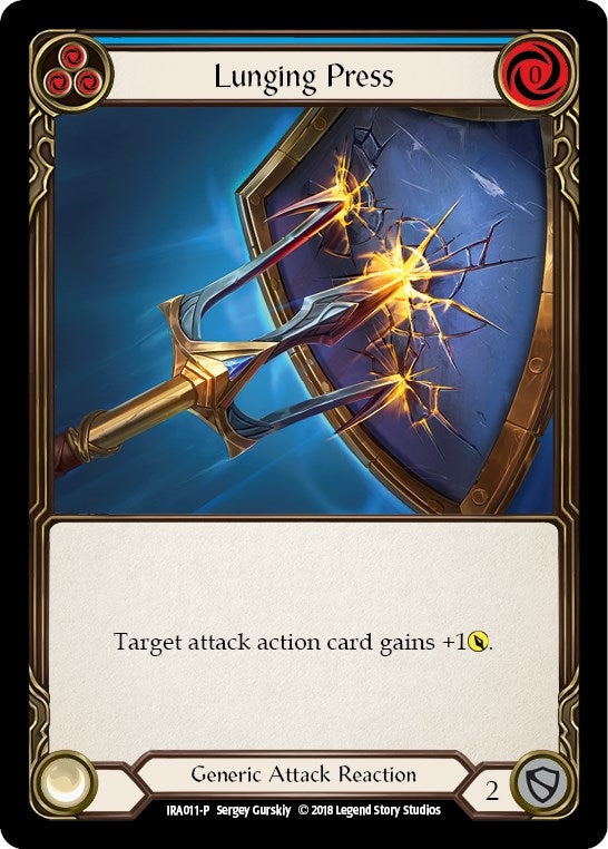 Image for Lunging Press (Welcome Deck: Ira) (IRA011) - Flesh and Blood TCG