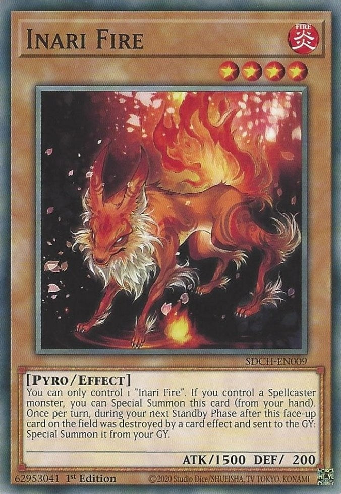 Image for Inari Fire (Structure Deck: Spirit Charmers) (SDCH-EN009) - YuGiOh