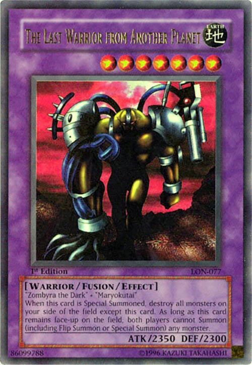 Image for The Last Warrior from Another Planet (Labyrinth of Nightmare) (LON-077) - YuGiOh