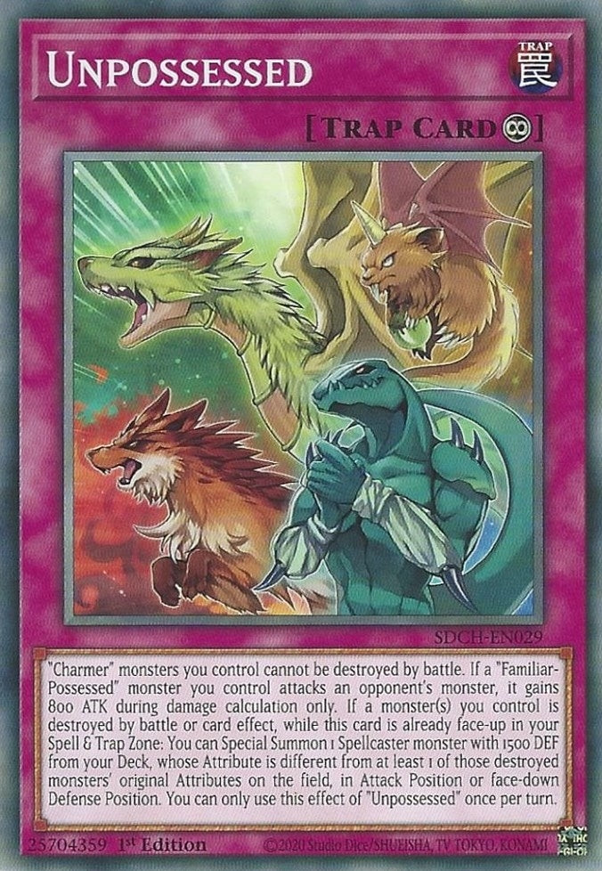 Image for Unpossessed (Structure Deck: Spirit Charmers) (SDCH-EN029) - YuGiOh