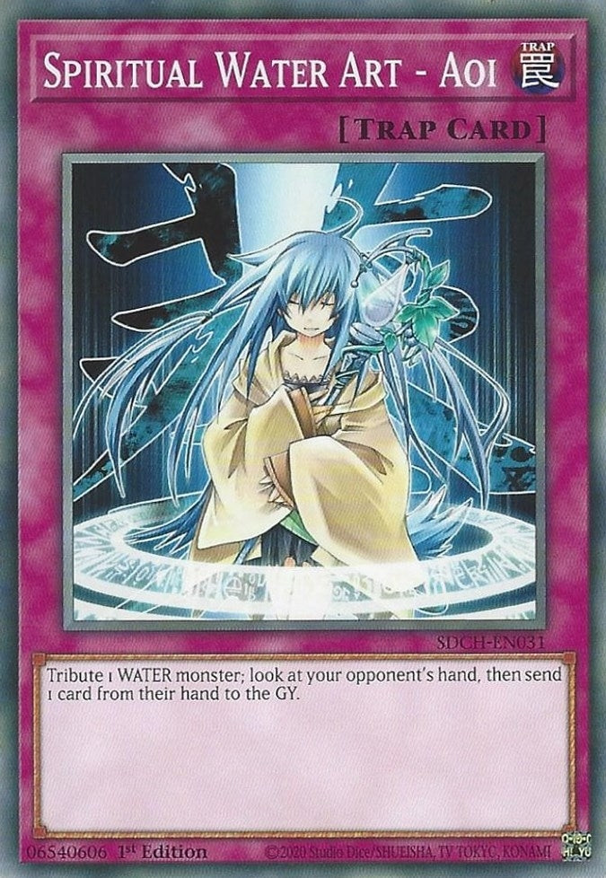 Image for Spiritual Water Art - Aoi (Structure Deck: Spirit Charmers) (SDCH-EN031) - YuGiOh