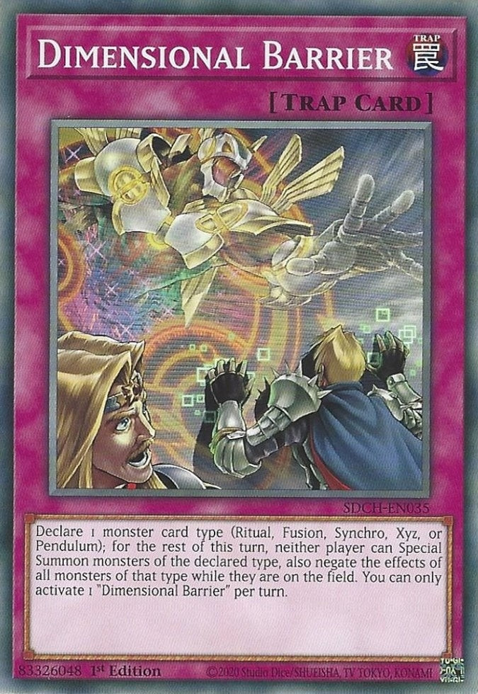 Image for Dimensional Barrier (Structure Deck: Spirit Charmers) (SDCH-EN035) - YuGiOh