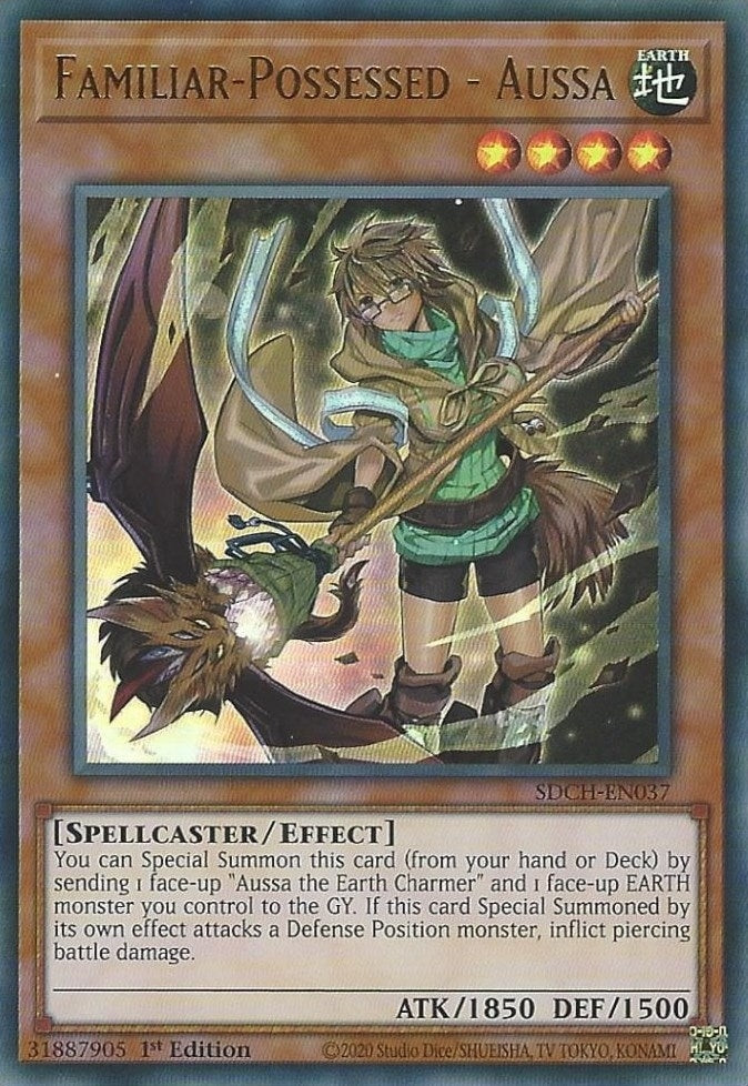 Image for Familiar-Possessed - Aussa (Alternate Art) (Structure Deck: Spirit Charmers) (SDCH-EN037) - YuGiOh