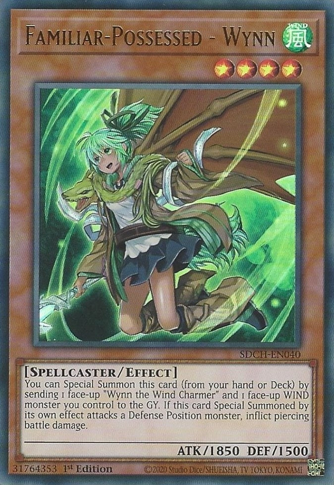 Image for Familiar-Possessed - Wynn (Alternate Art) (Structure Deck: Spirit Charmers) (SDCH-EN040) - YuGiOh
