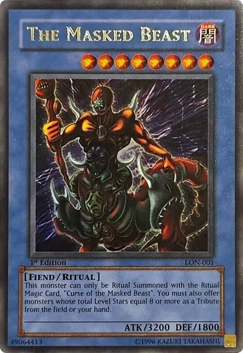 Image for The Masked Beast (Labyrinth of Nightmare) (LON-001) - YuGiOh
