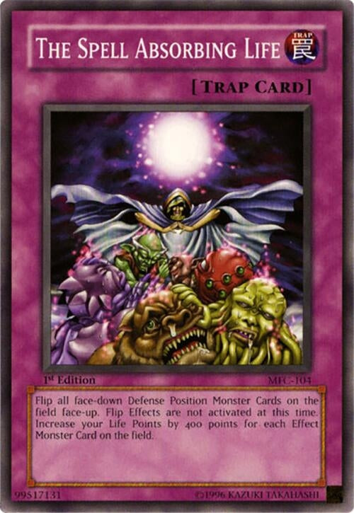 Image for The Spell Absorbing Life (Magician's Force) (MFC-104) - YuGiOh