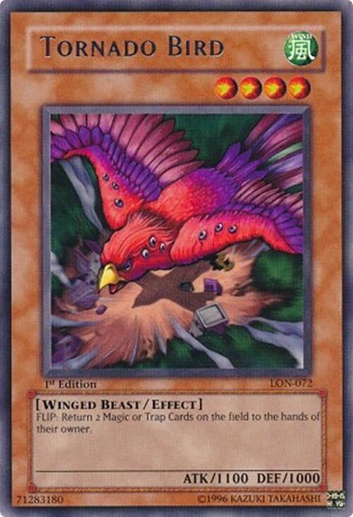 Image for Tornado Bird (Labyrinth of Nightmare) (LON-072) - YuGiOh