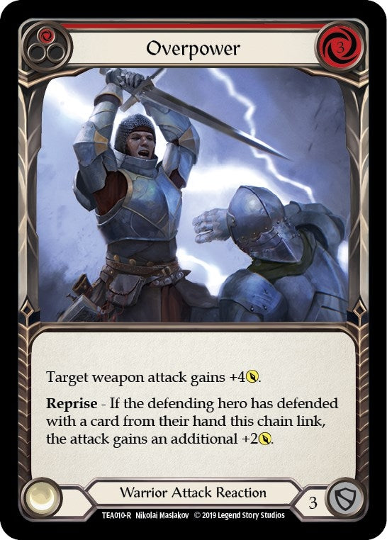 Image for Overpower (Red) (Hero Deck: Dorinthea) (TEA010) - Flesh and Blood TCG