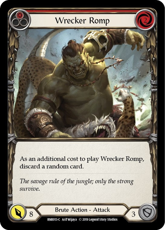 Image for Wrecker Romp (Red) (Hero Deck: Rhinar) (RNR013) - Flesh and Blood TCG