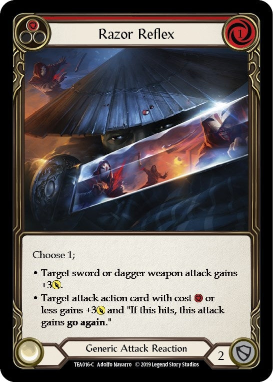 Image for Razor Reflex (Red) (Hero Deck: Dorinthea) (TEA016) - Flesh and Blood TCG