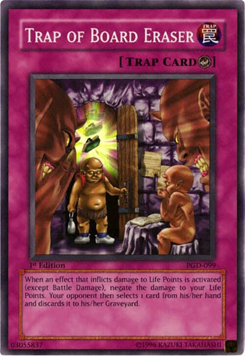 Image for Trap of Board Eraser (Pharaonic Guardian) (PGD-099) - YuGiOh