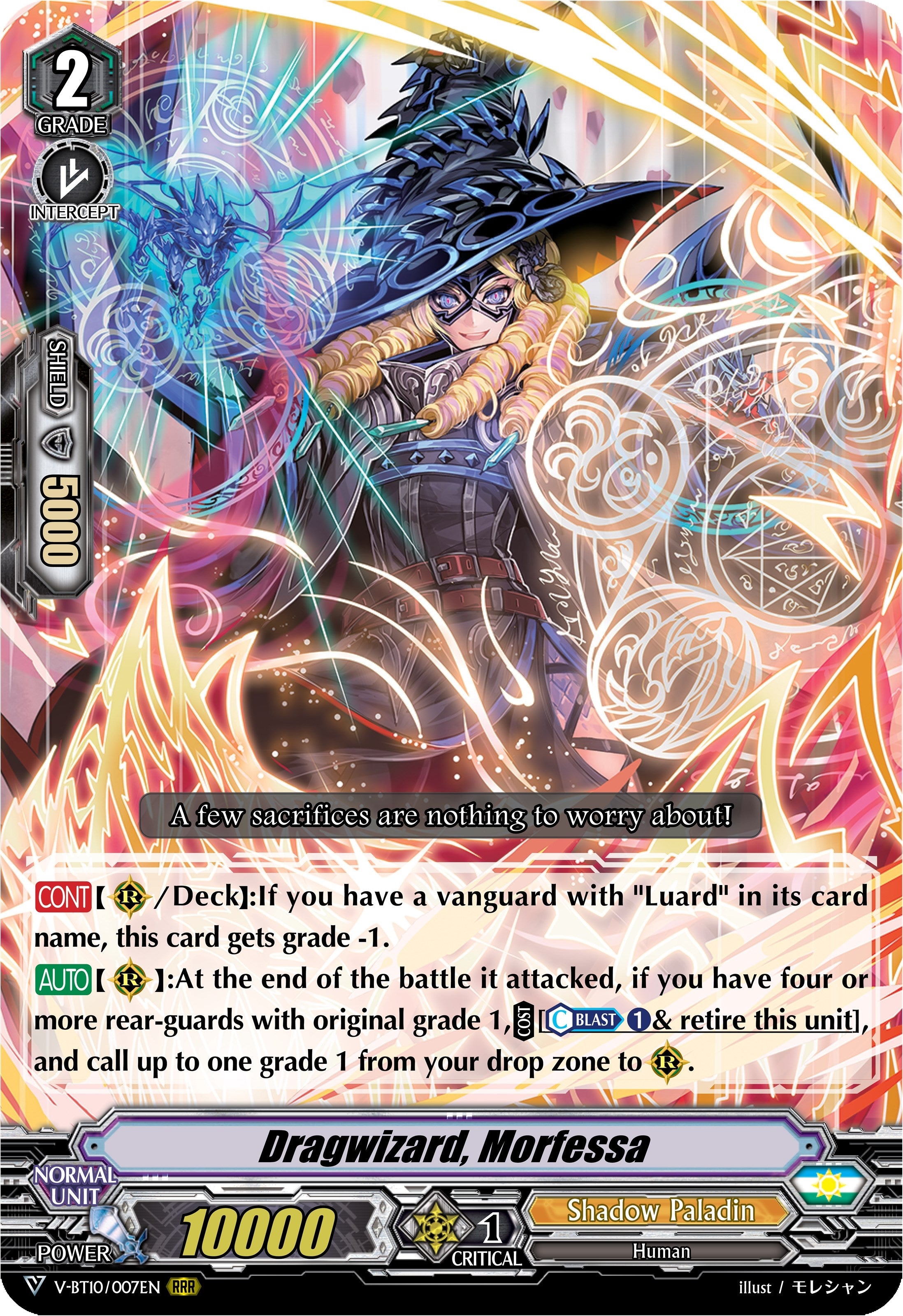 Image for Dragwizard, Morfessa (V-BT10: Phantom Dragon Aeon) (V-BT10/007EN) - Cardfight Vanguard