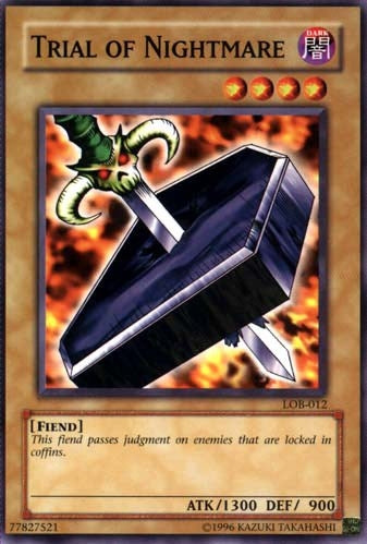 Image for Trial of Nightmare (The Legend of Blue Eyes White Dragon) (LOB-012) - YuGiOh