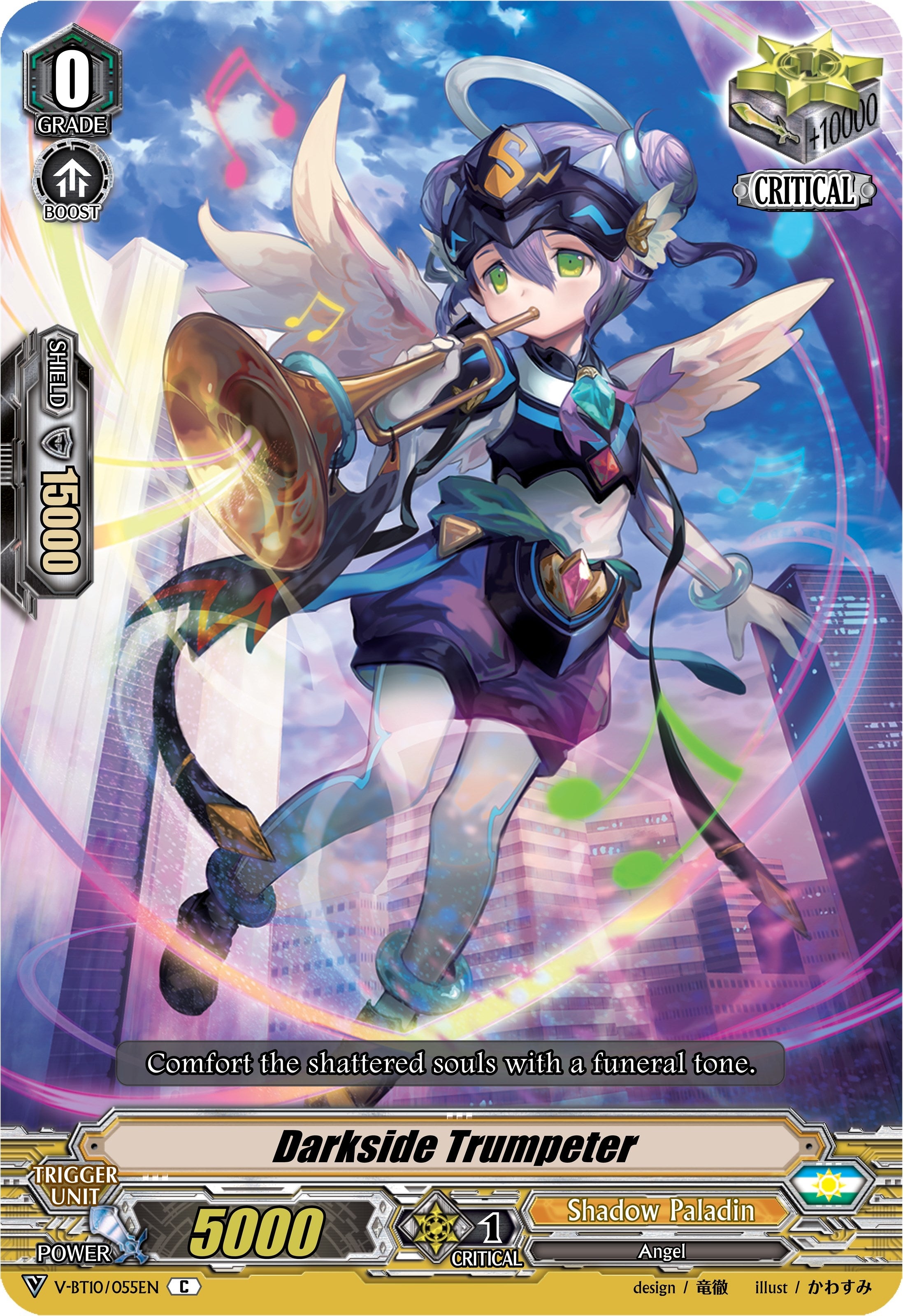 Image for Darkside Trumpeter (V-BT10: Phantom Dragon Aeon) (V-BT10/055EN) - Cardfight Vanguard