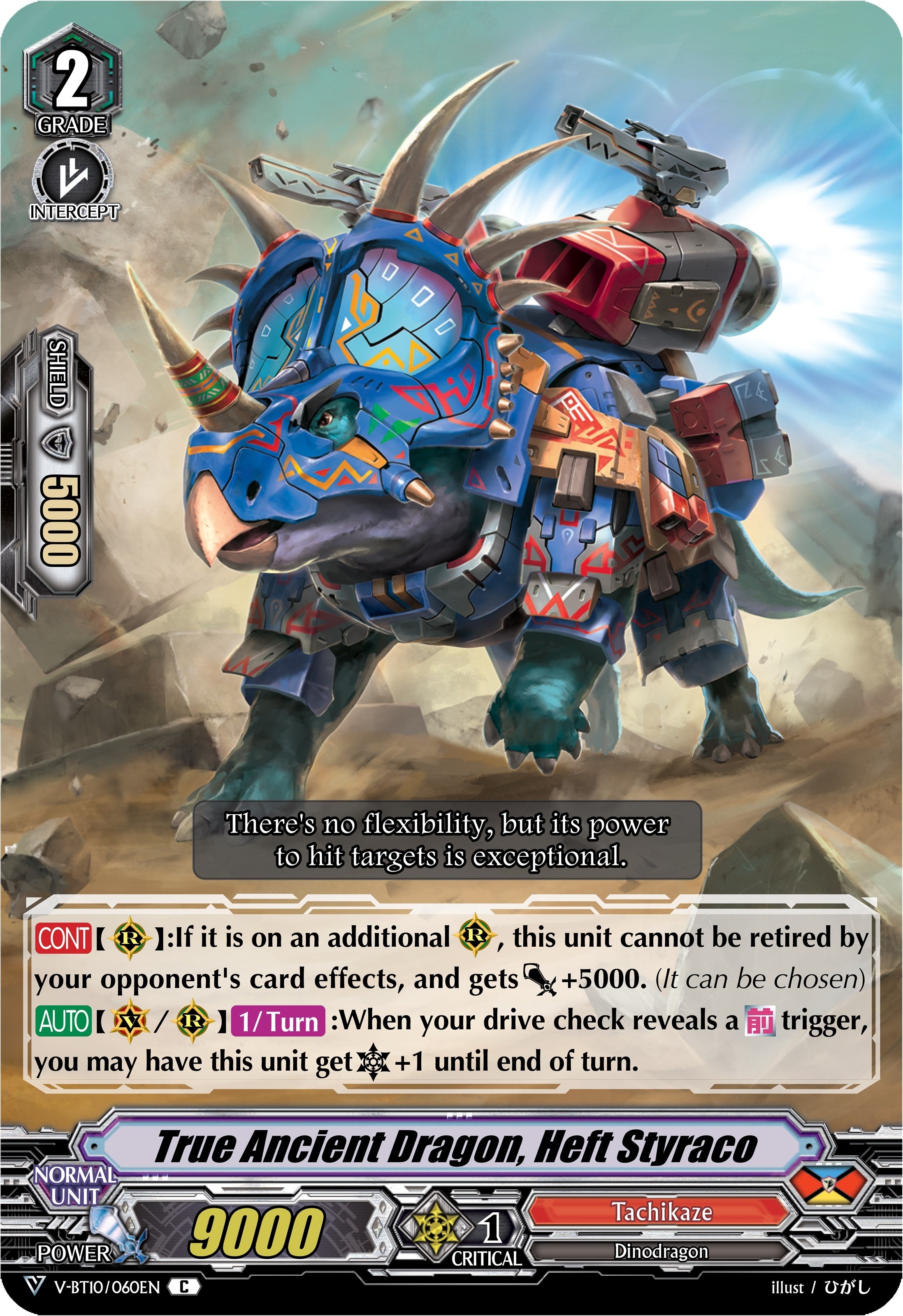 Image for True Ancient Dragon, Heft Styraco (V-BT10: Phantom Dragon Aeon) (V-BT10/060EN) - Cardfight Vanguard