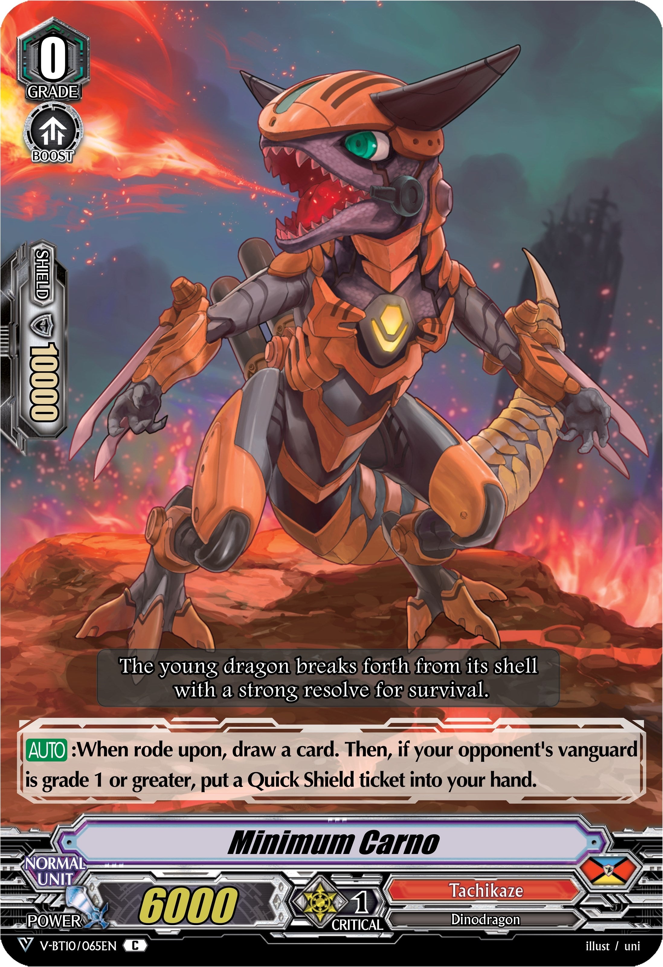 Image for Minimum Carno (V-BT10: Phantom Dragon Aeon) (V-BT10/065EN) - Cardfight Vanguard
