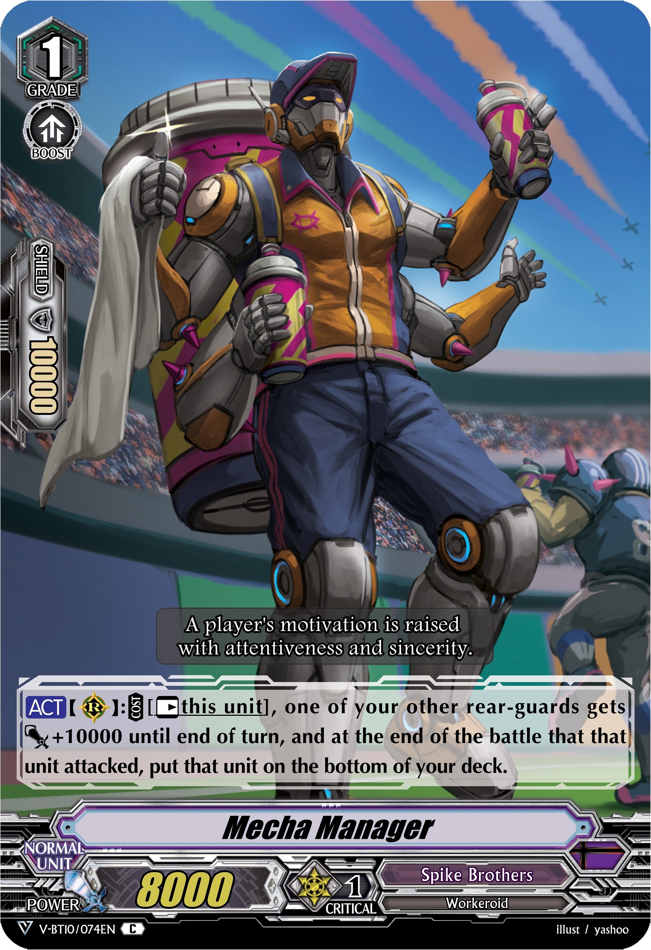 Image for Mecha Manager (V-BT10: Phantom Dragon Aeon) (V-BT10/074EN) - Cardfight Vanguard