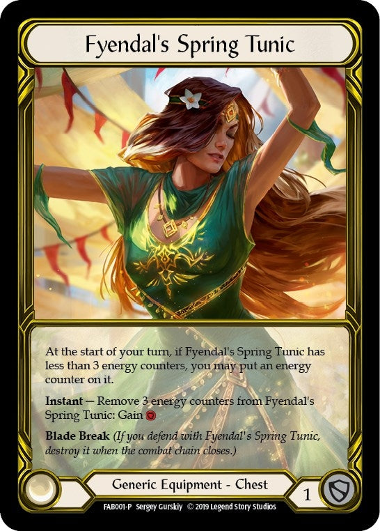 Image for Fyendal's Spring Tunic (Golden) - FAB001 (Flesh and Blood: Promo Cards) (FAB001) - Flesh and Blood TCG