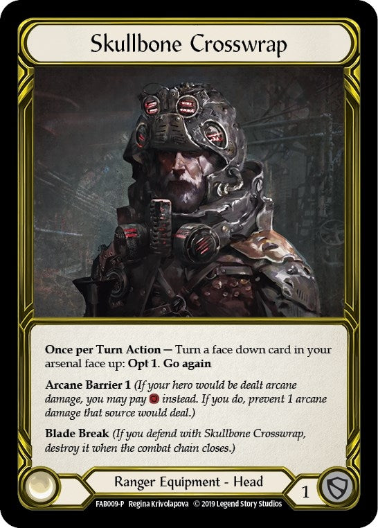 Image for Skullbone Crosswrap (Golden) (Flesh and Blood: Promo Cards) (FAB009) - Flesh and Blood TCG
