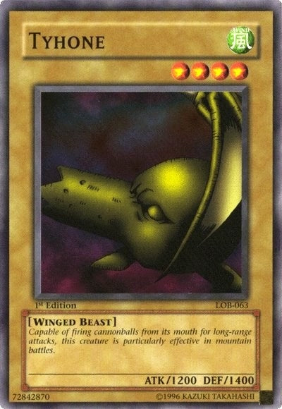 Image for Tyhone (The Legend of Blue Eyes White Dragon) (LOB-063) - YuGiOh