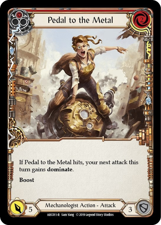 Image for Pedal to the Metal (Red) (Arcane Rising) (ARC011) - Flesh and Blood TCG