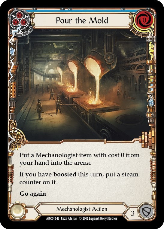 Image for Pour the Mold (Blue) (Arcane Rising) (ARC016) - Flesh and Blood TCG