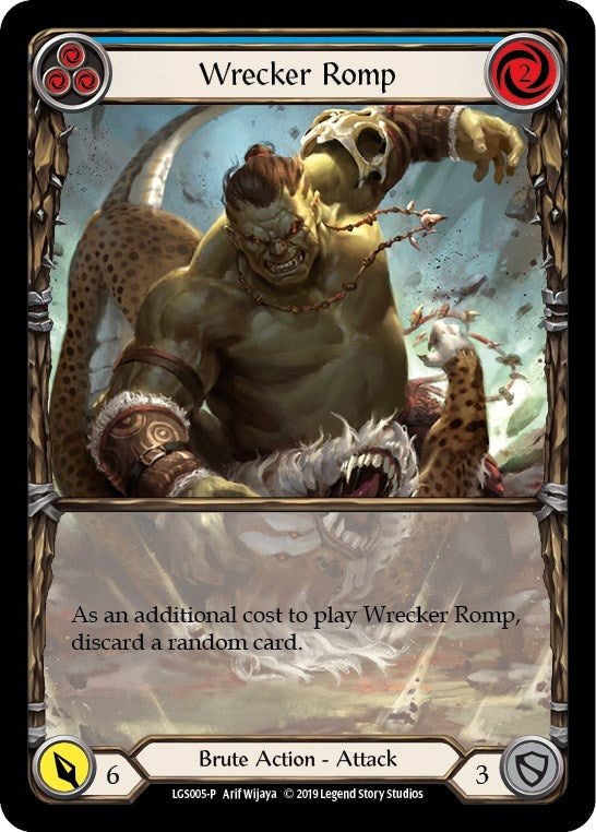 Image for Wrecker Romp (Blue) - LGS005 (Flesh and Blood: Promo Cards) (LGS005) - Flesh and Blood TCG