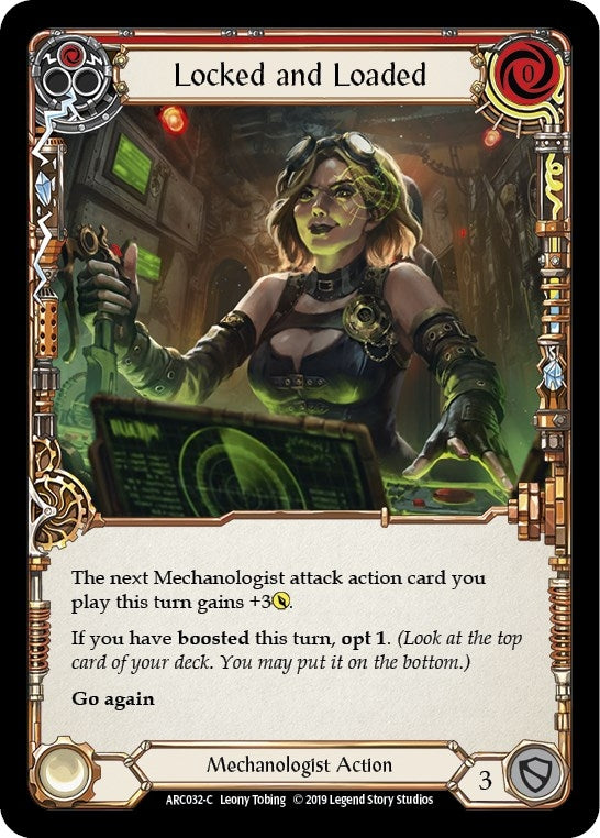 Image for Locked and Loaded (Red) (Arcane Rising) (ARC032) - Flesh and Blood TCG