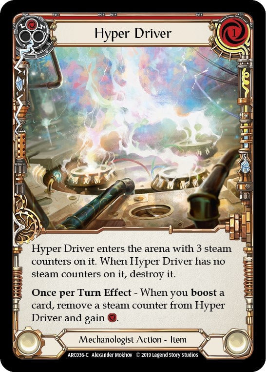 Image for Hyper Driver (Arcane Rising) (ARC036) - Flesh and Blood TCG