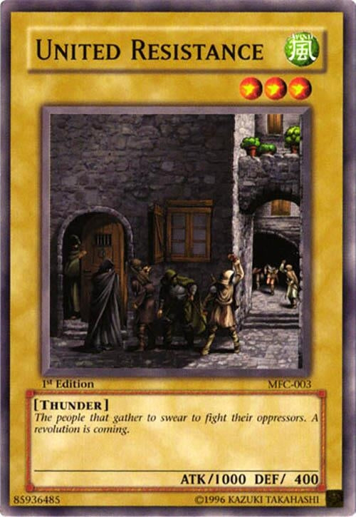 Image for United Resistance (Magician's Force) (MFC-003) - YuGiOh