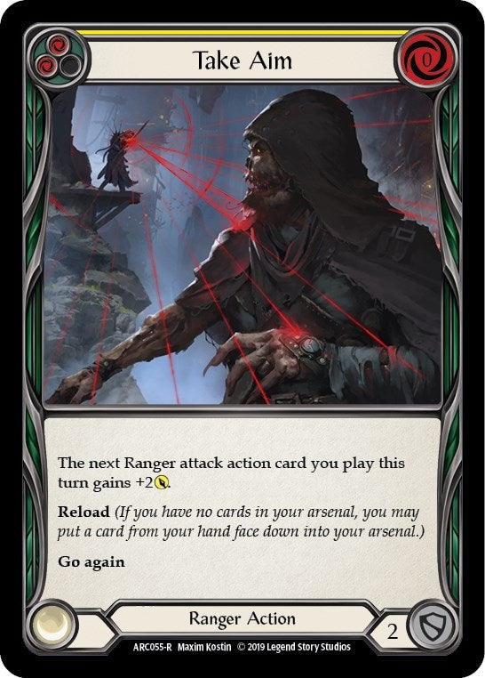Image for Take Aim (Yellow) (Arcane Rising) (ARC055) - Flesh and Blood TCG