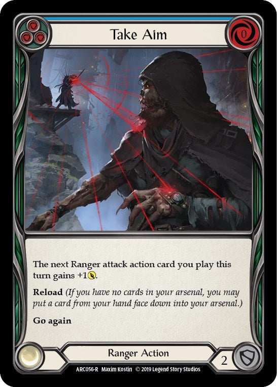 Image for Take Aim (Blue) (Arcane Rising) (ARC056) - Flesh and Blood TCG