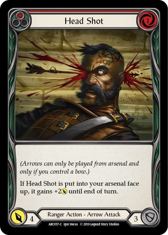 Image for Head Shot (Red) (Arcane Rising) (ARC057) - Flesh and Blood TCG