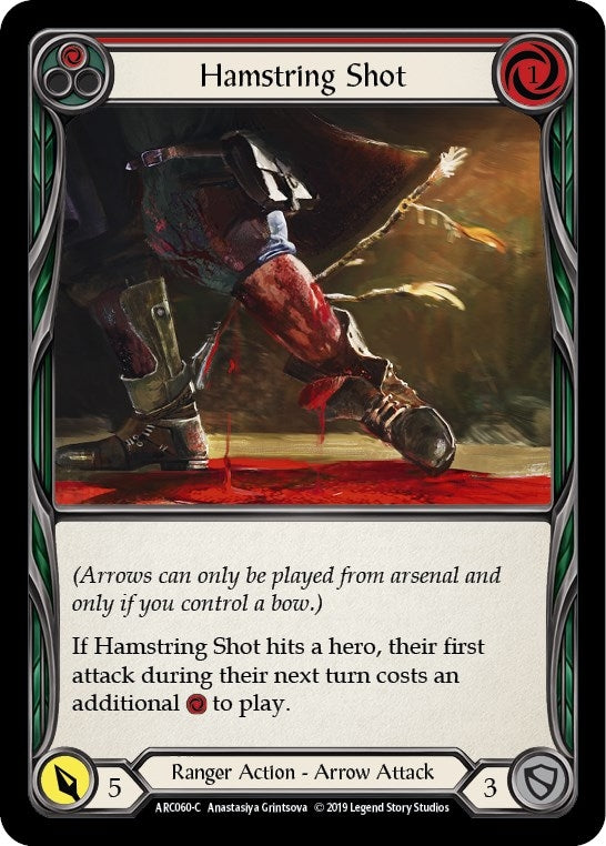 Image for Hamstring Shot (Red) (Arcane Rising) (ARC060) - Flesh and Blood TCG