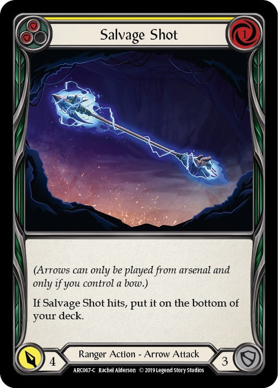 Image for Salvage Shot (Yellow) (Arcane Rising) (ARC067) - Flesh and Blood TCG