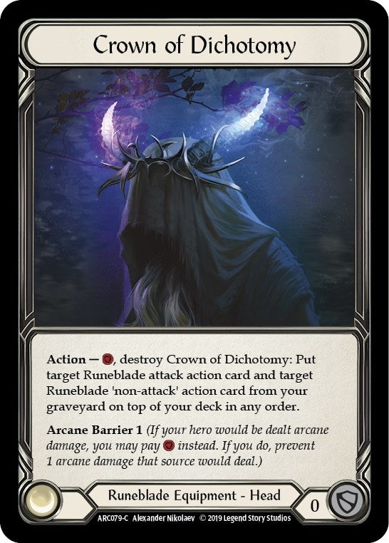 Image for Crown of Dichotomy (Arcane Rising) (ARC079) - Flesh and Blood TCG