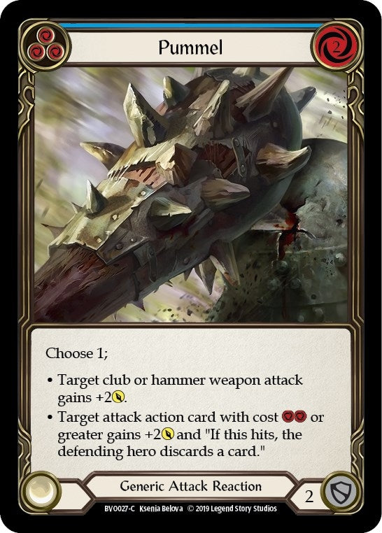 Image for Pummel (Blue) (Hero Deck: Bravo) (BVO027) - Flesh and Blood TCG